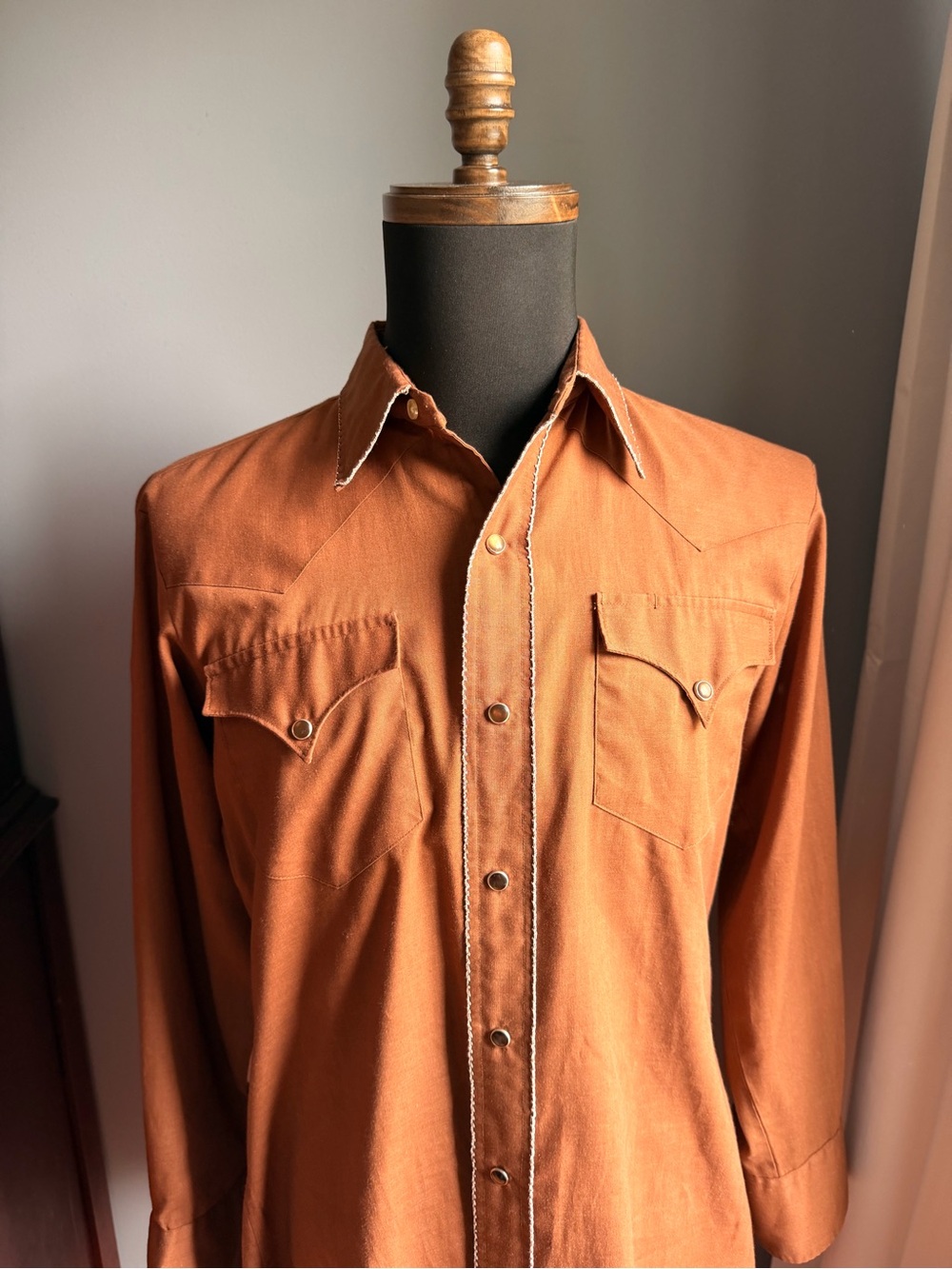 Men's brown H bar C Button-Down Shirt